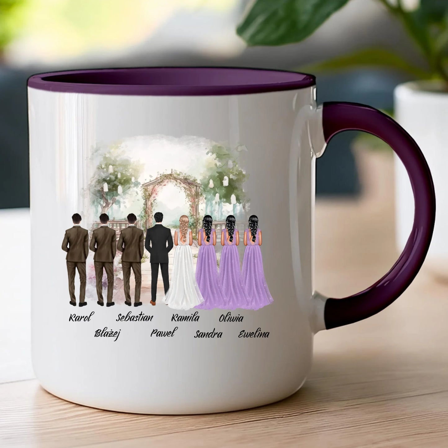 Kubek personalizowany dla przyjaciół - ślub #357