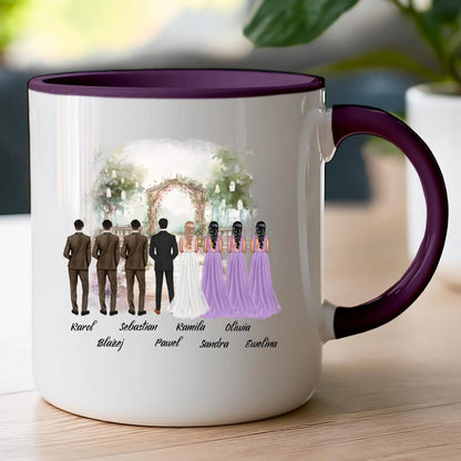 Kubek personalizowany dla przyjaciół - ślub #357