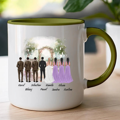 Kubek personalizowany dla przyjaciół - ślub #357