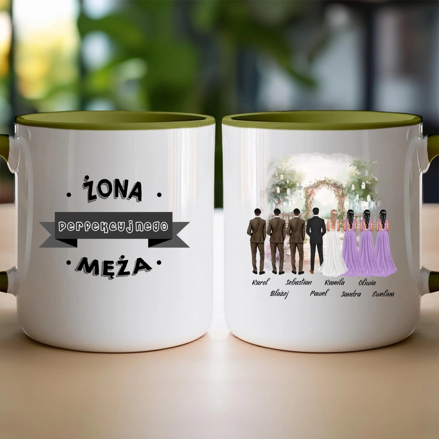 Kubek personalizowany dla przyjaciół - ślub #357