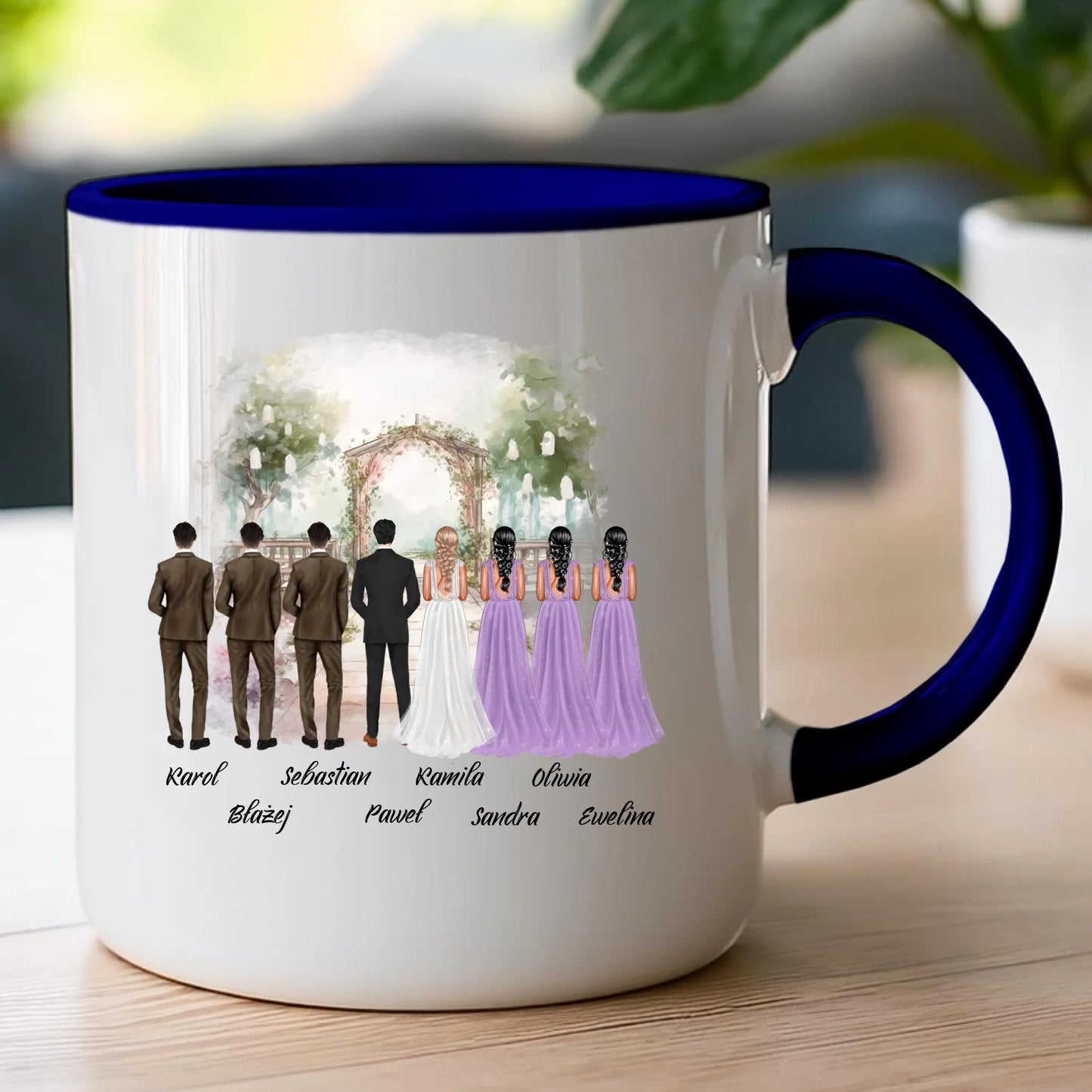 Kubek personalizowany dla przyjaciół - ślub #357