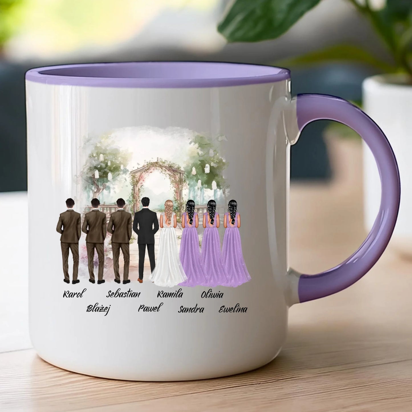 Kubek personalizowany dla przyjaciół - ślub #357