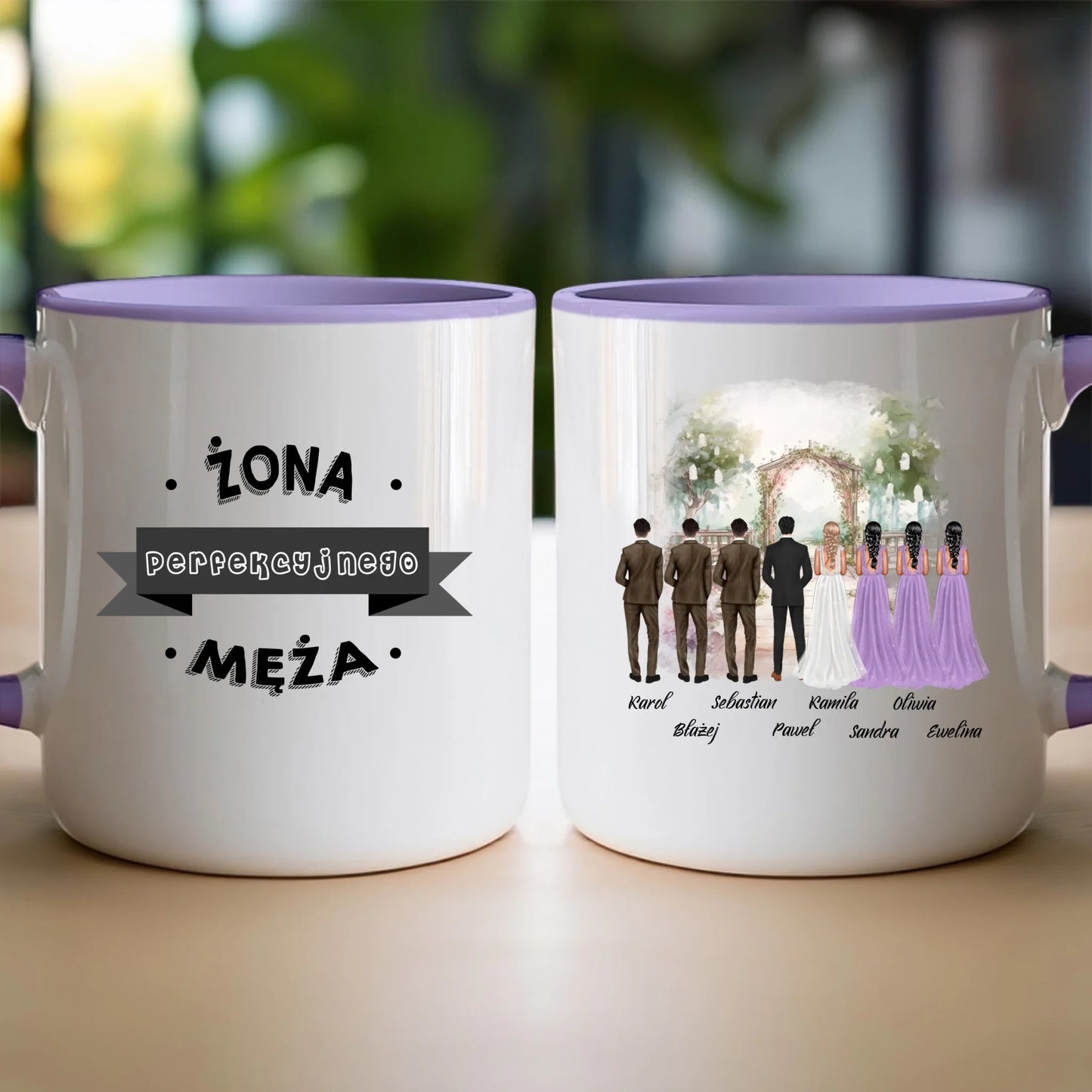 Kubek personalizowany dla przyjaciół - ślub #357