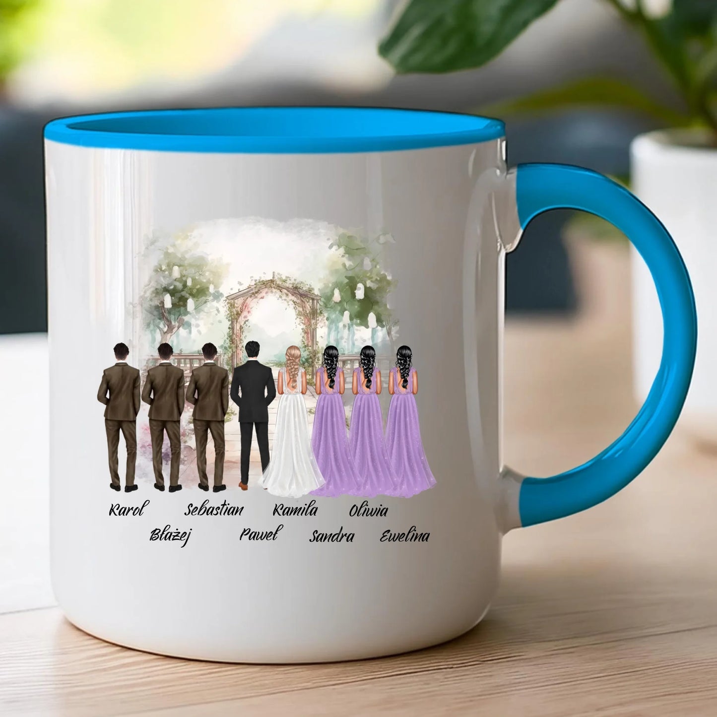 Kubek personalizowany dla przyjaciół - ślub #357