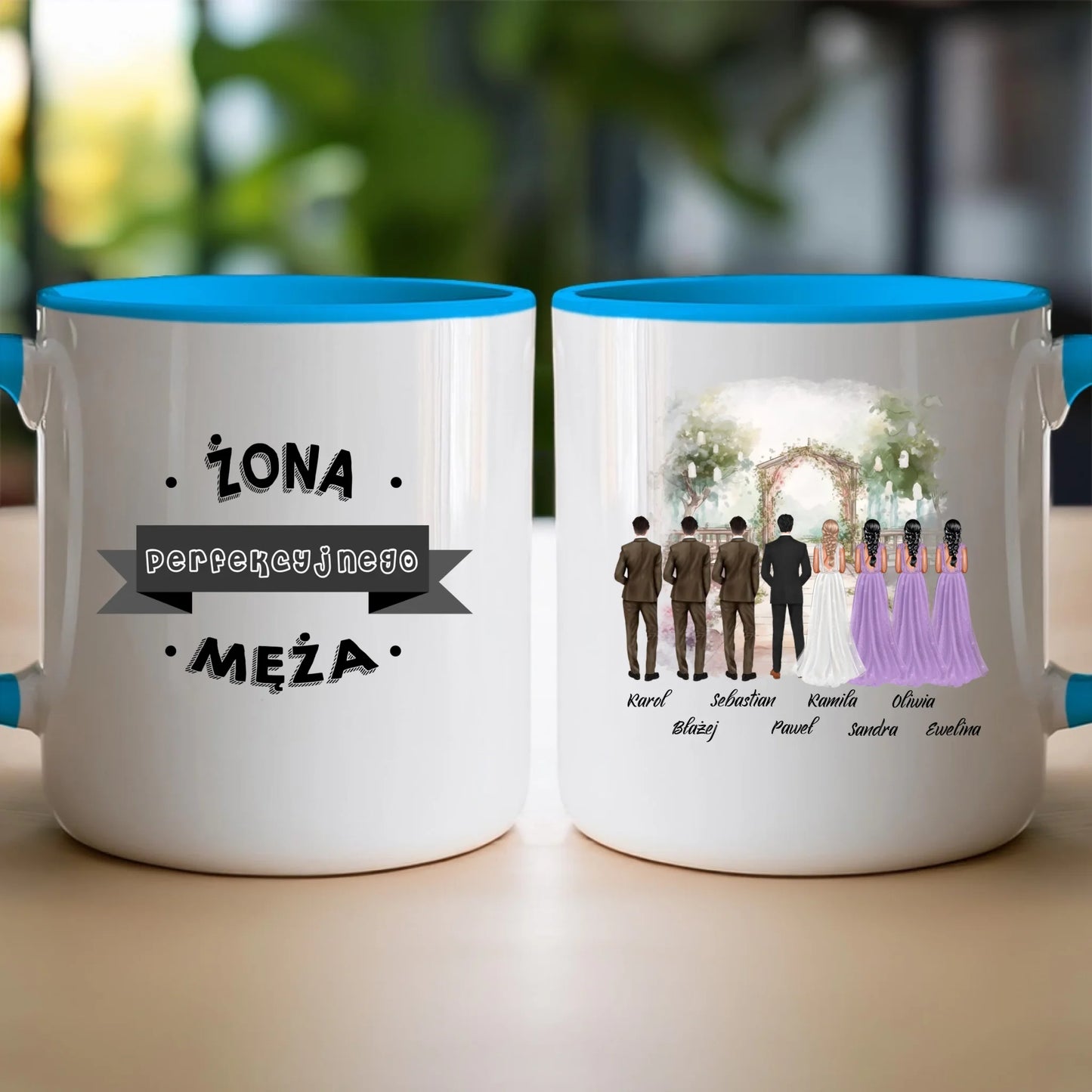 Kubek personalizowany dla przyjaciół - ślub #357