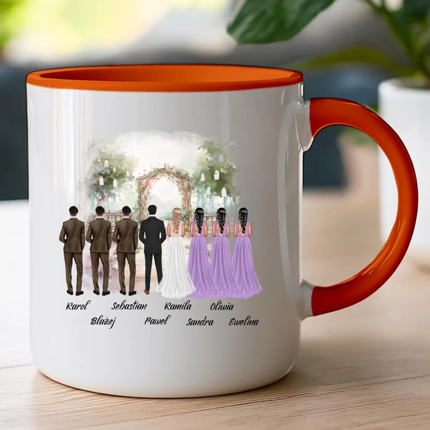 Kubek personalizowany dla przyjaciół - ślub #357