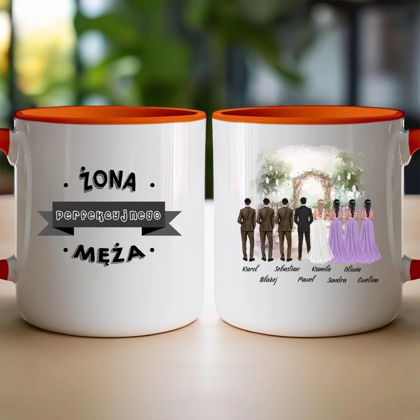 Kubek personalizowany dla przyjaciół - ślub #357