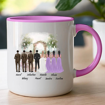 Kubek personalizowany dla przyjaciół - ślub #357