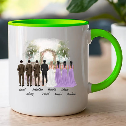 Kubek personalizowany dla przyjaciół - ślub #357
