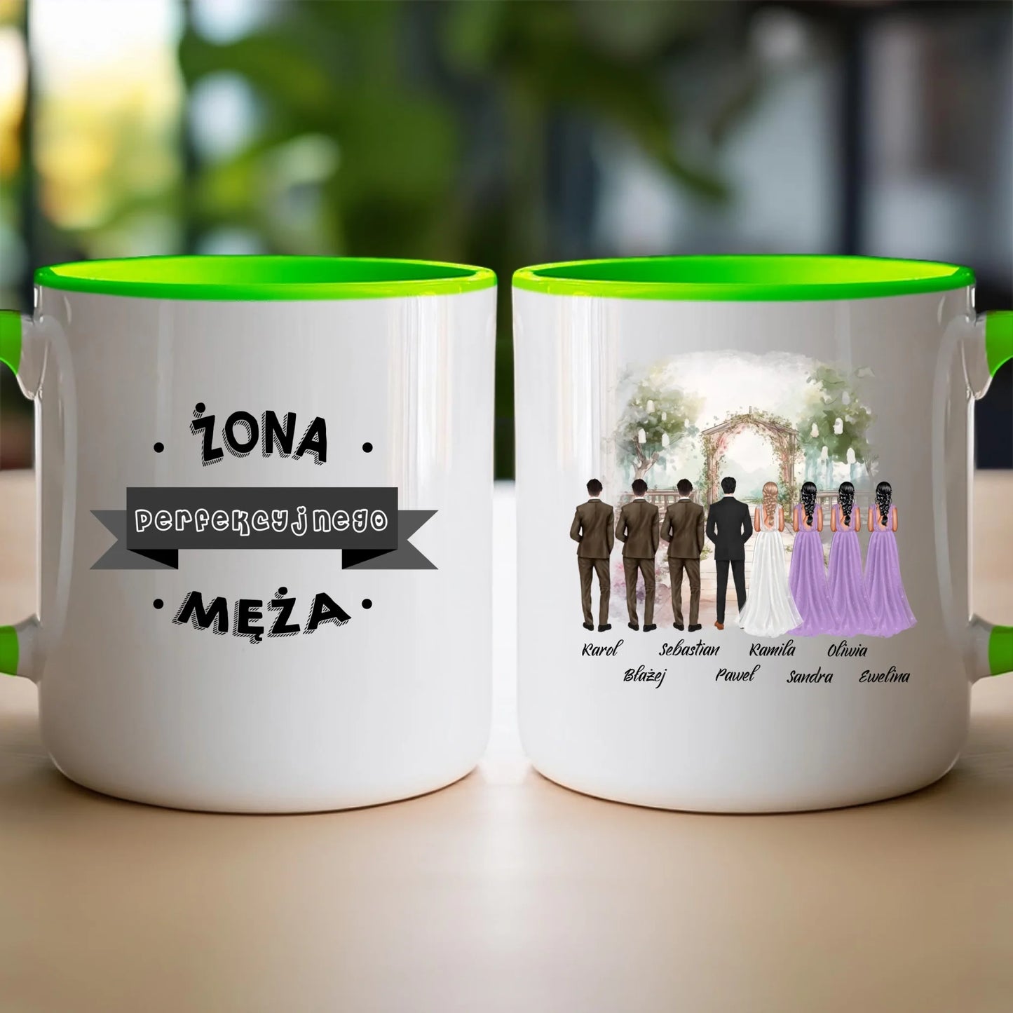 Kubek personalizowany dla przyjaciół - ślub #357