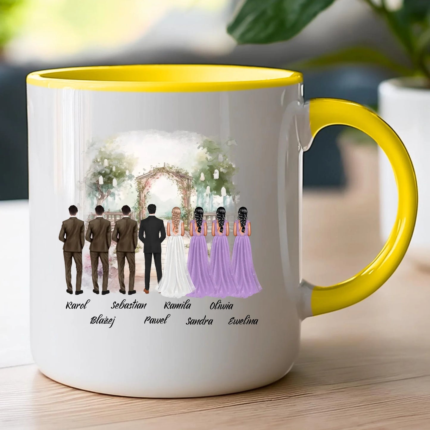 Kubek personalizowany dla przyjaciół - ślub #357
