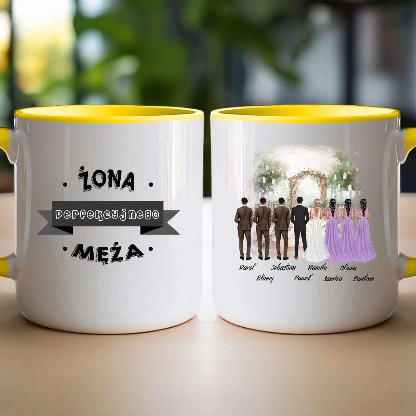 Kubek personalizowany dla przyjaciół - ślub #357