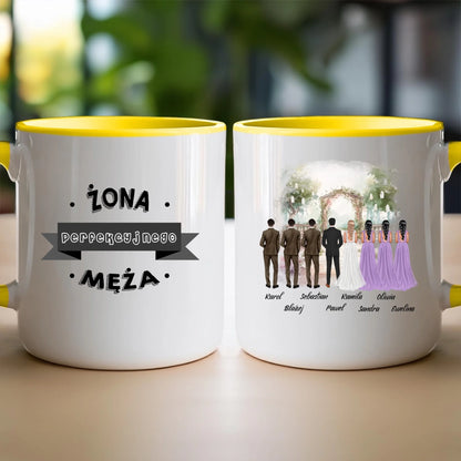 Kubek personalizowany dla przyjaciół - ślub #357