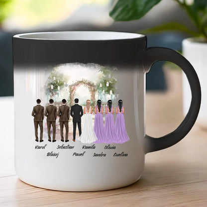 Kubek personalizowany dla przyjaciół - ślub #357