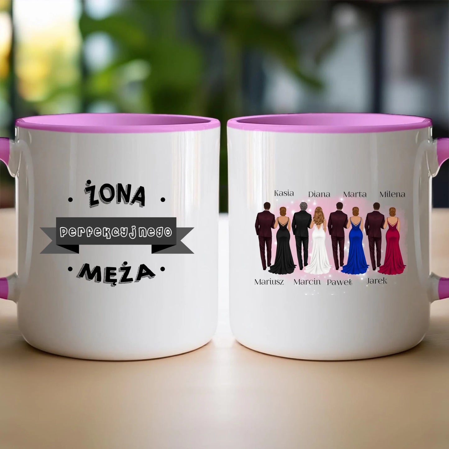 Kubek personalizowany dla przyjaciół - ślub #356