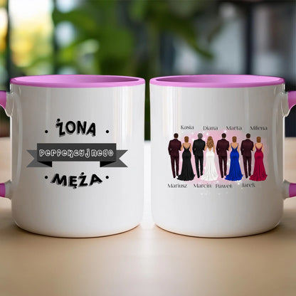 Kubek personalizowany dla przyjaciół - ślub #356