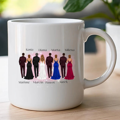 Kubek personalizowany dla przyjaciół - ślub #356