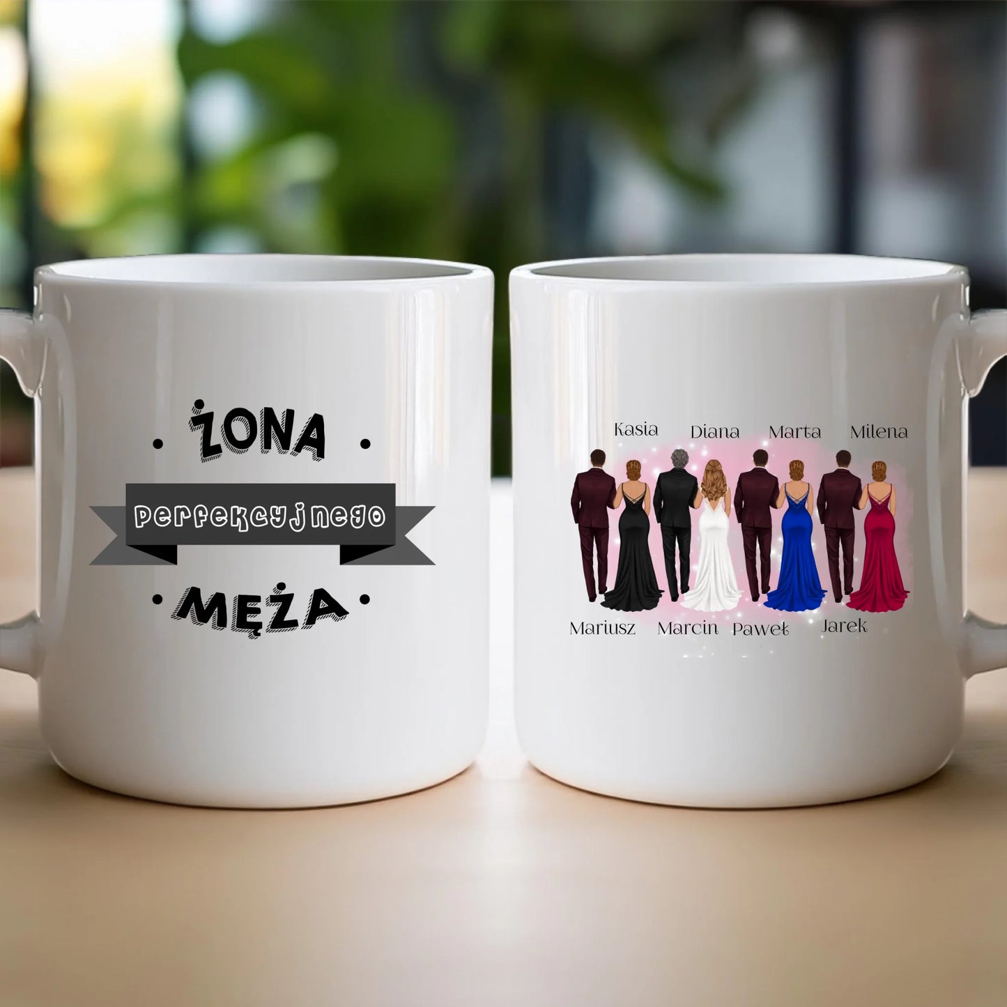 Kubek personalizowany dla przyjaciół - ślub #356