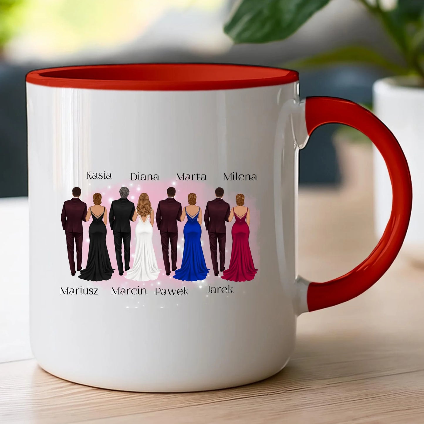 Kubek personalizowany dla przyjaciół - ślub #356