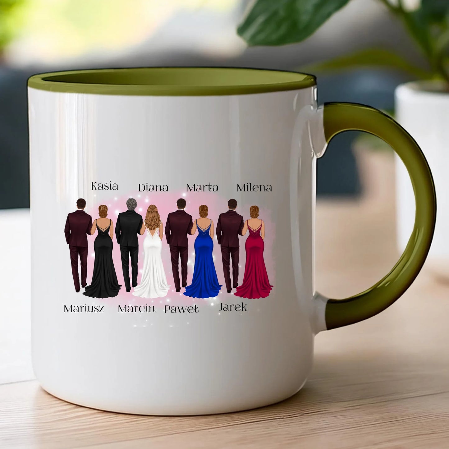 Kubek personalizowany dla przyjaciół - ślub #356