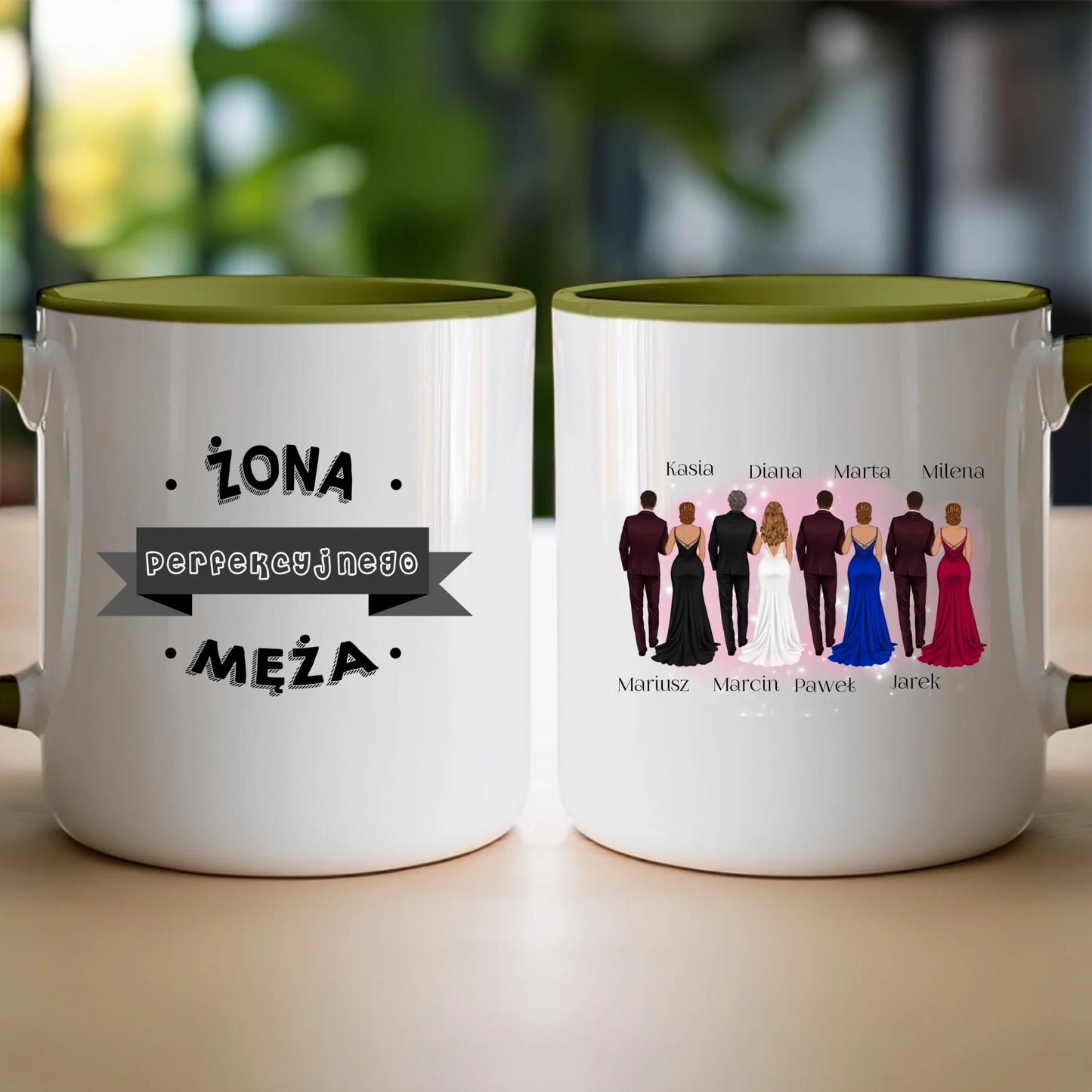 Kubek personalizowany dla przyjaciół - ślub #356