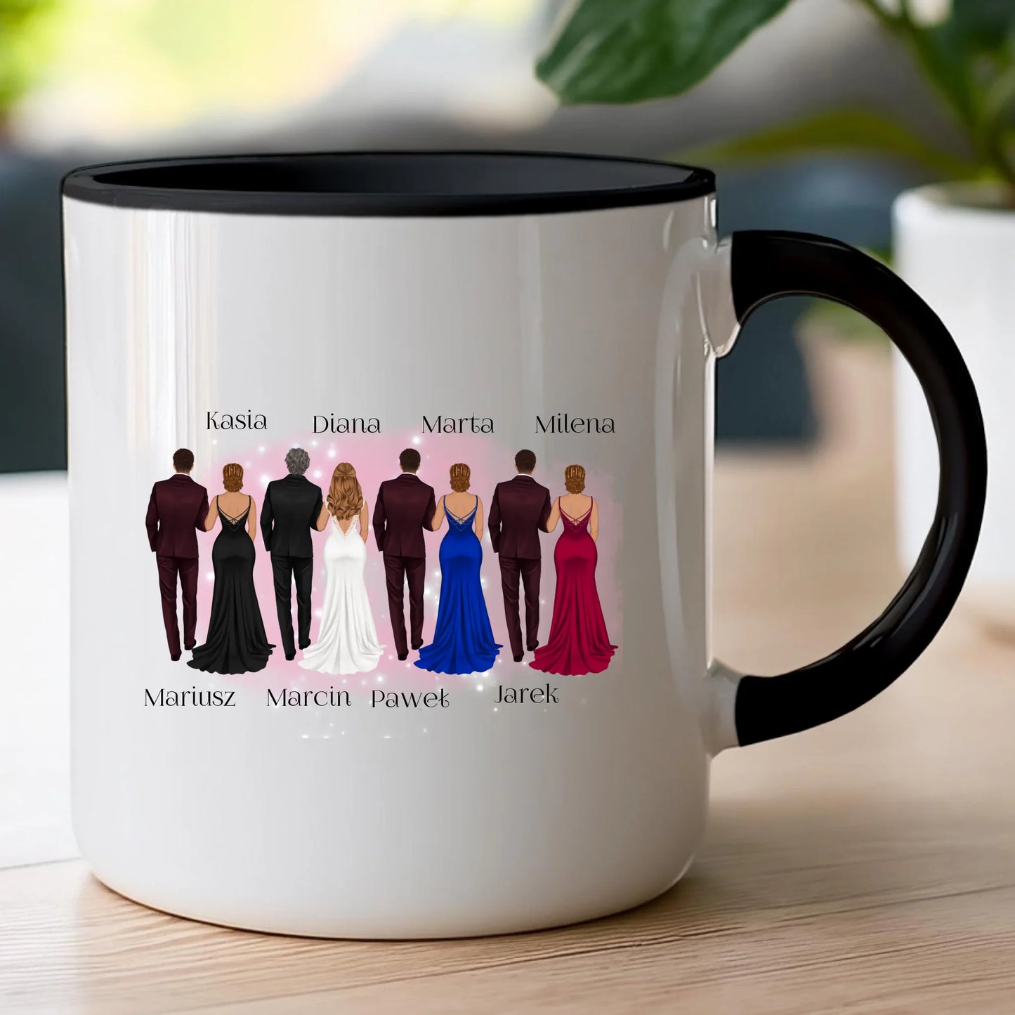 Kubek personalizowany dla przyjaciół - ślub #356