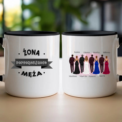 Kubek personalizowany dla przyjaciół - ślub #356