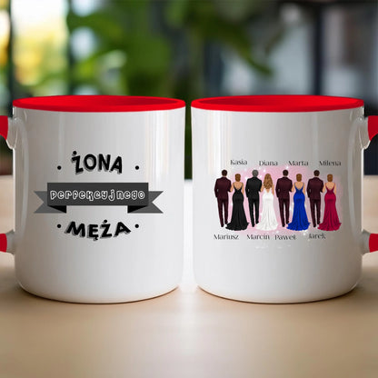 Kubek personalizowany dla przyjaciół - ślub #356