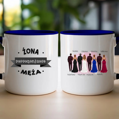 Kubek personalizowany dla przyjaciół - ślub #356