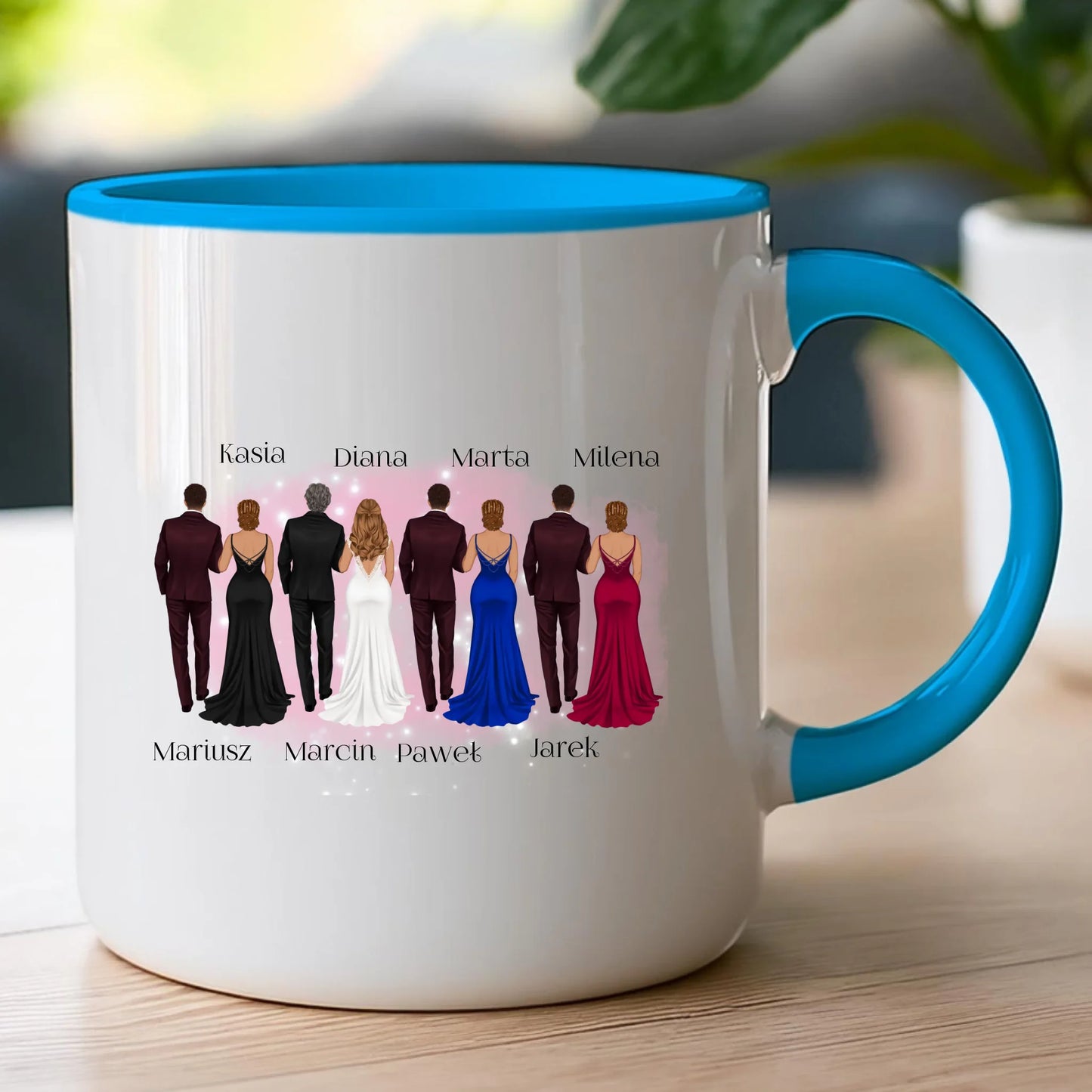 Kubek personalizowany dla przyjaciół - ślub #356