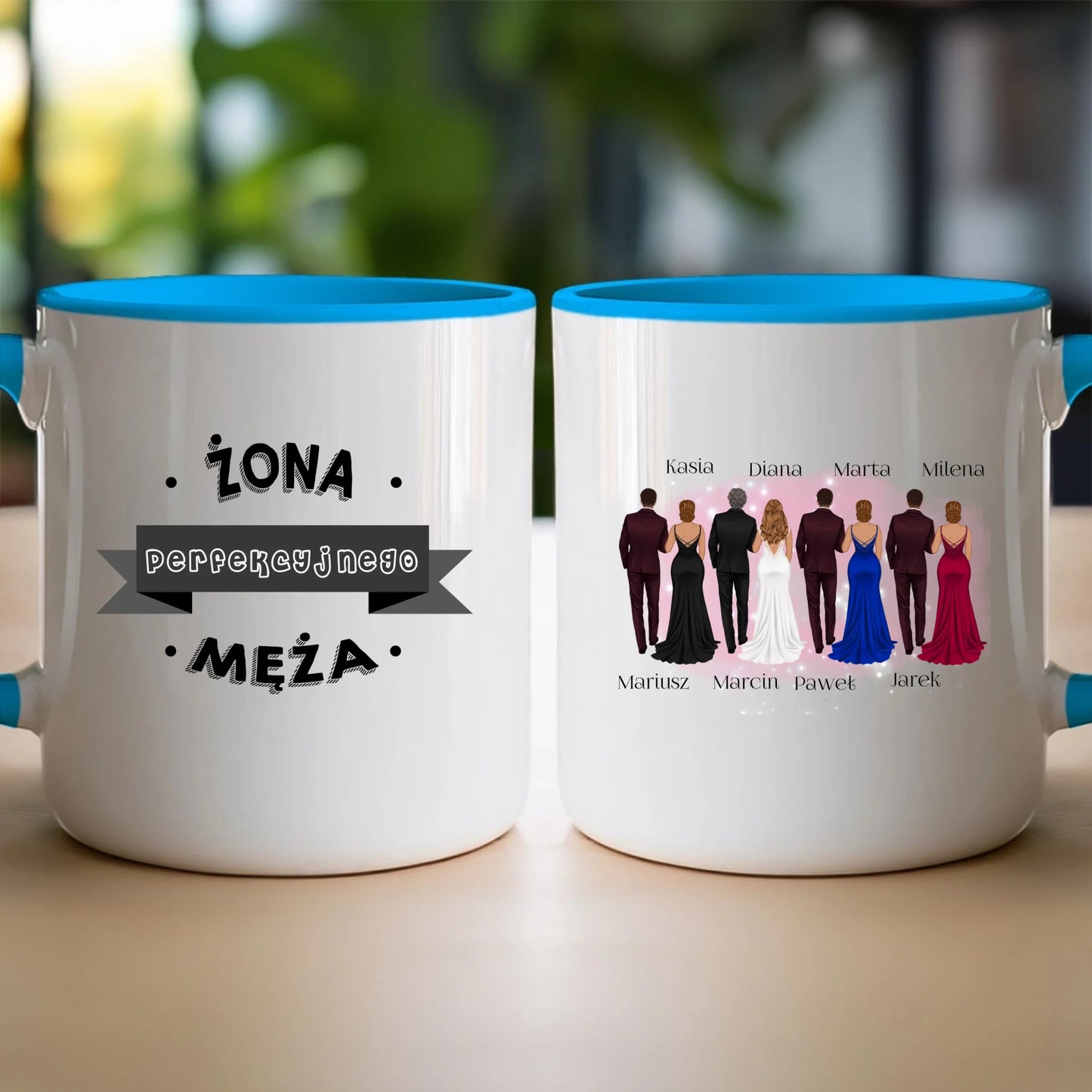 Kubek personalizowany dla przyjaciół - ślub #356
