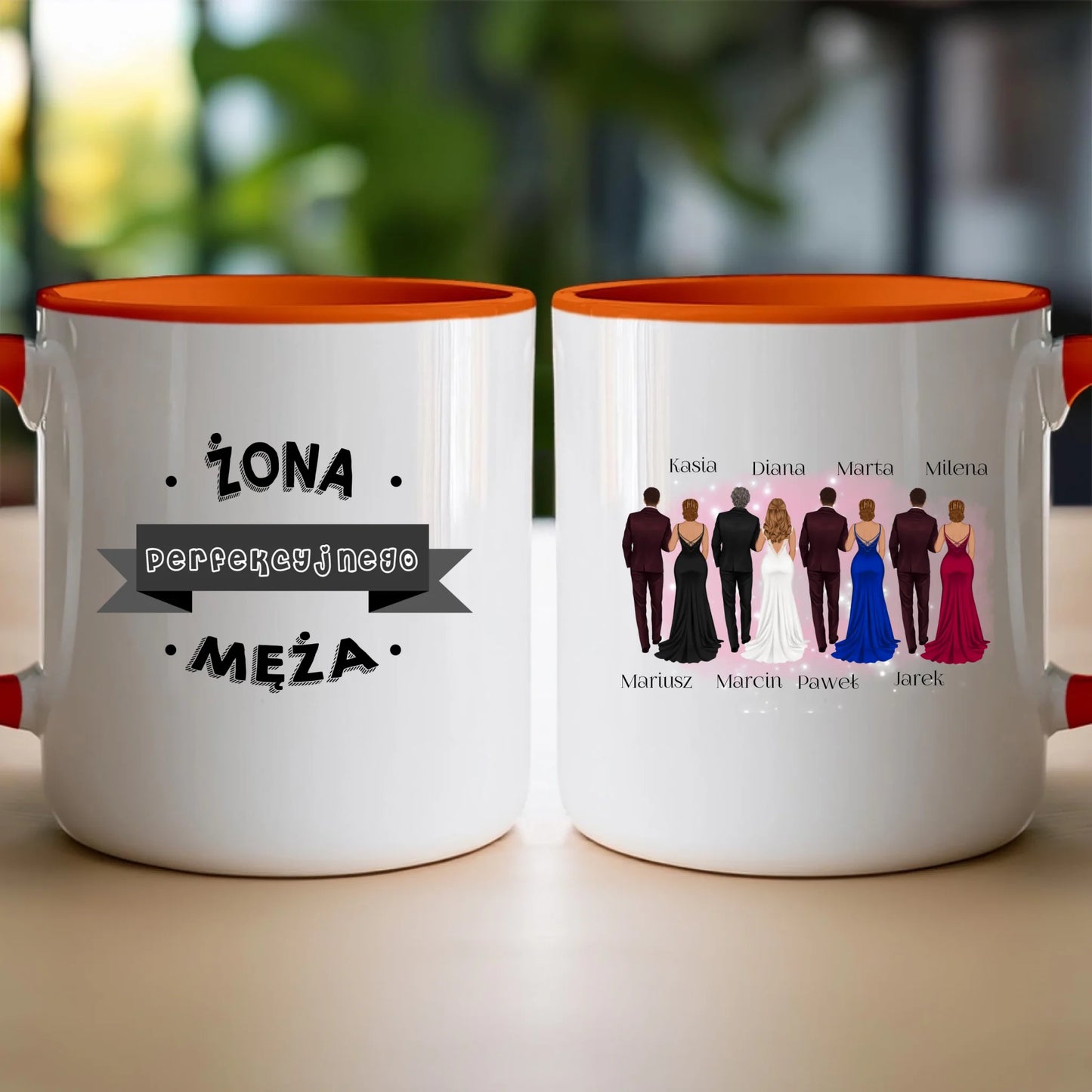 Kubek personalizowany dla przyjaciół - ślub #356
