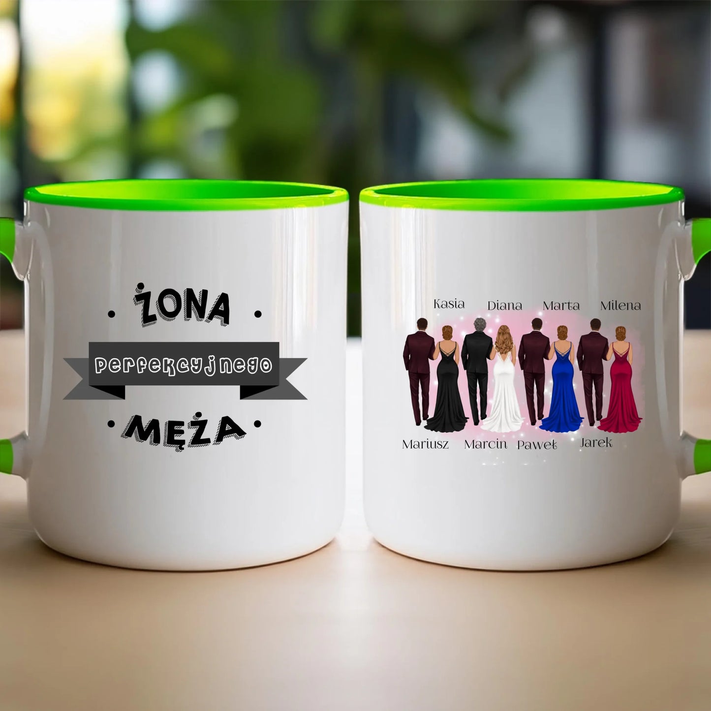 Kubek personalizowany dla przyjaciół - ślub #356