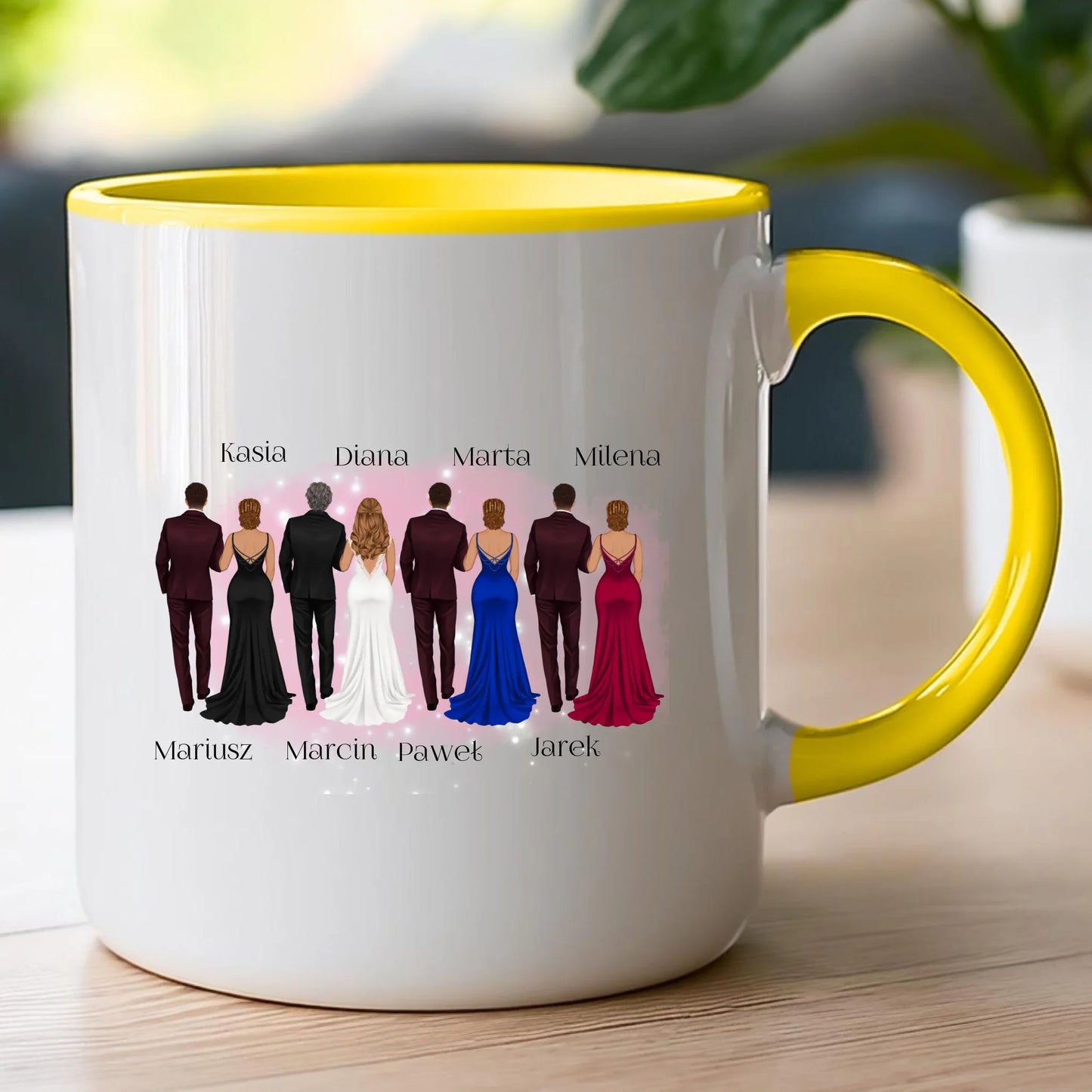 Kubek personalizowany dla przyjaciół - ślub #356