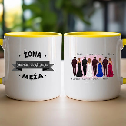Kubek personalizowany dla przyjaciół - ślub #356