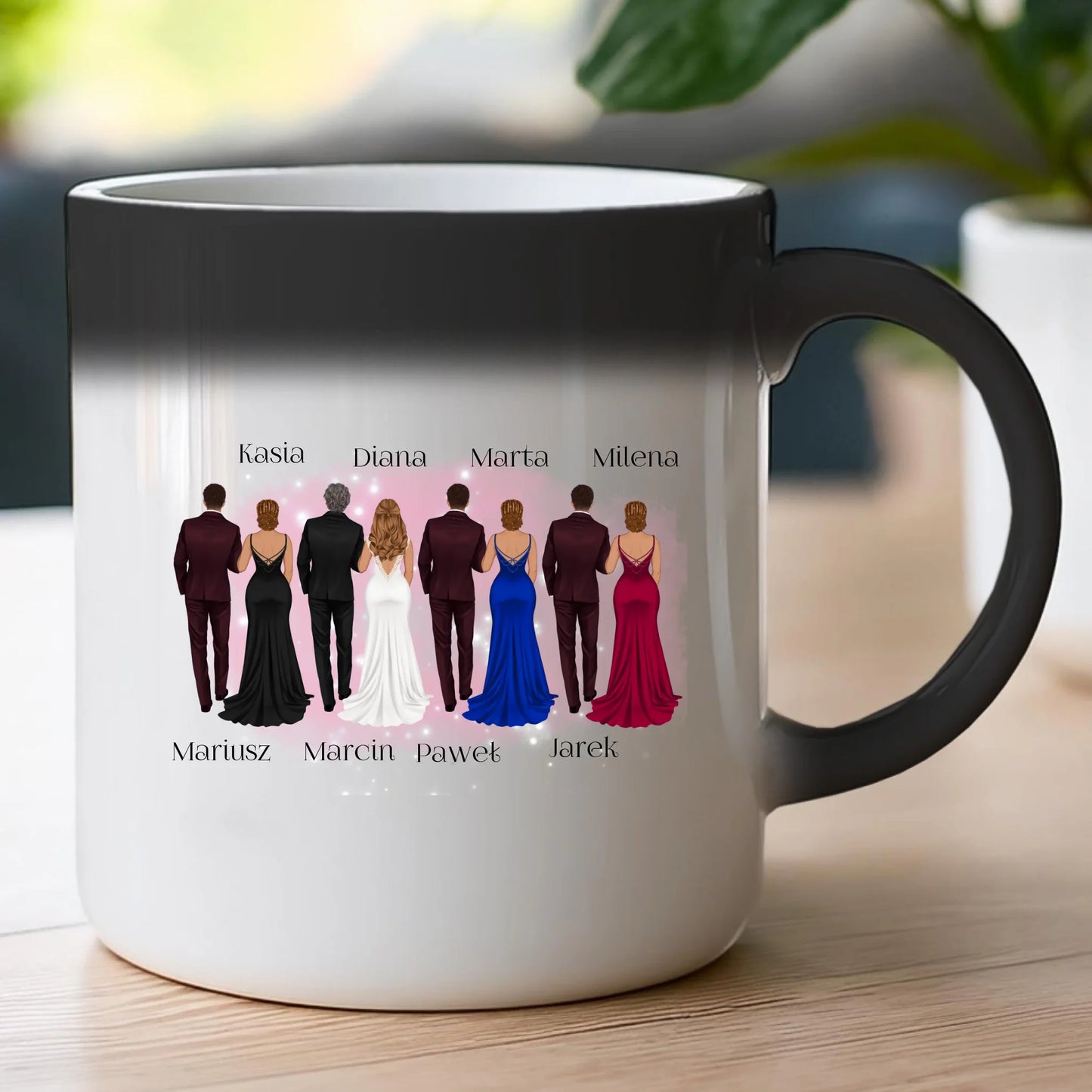 Kubek personalizowany dla przyjaciół - ślub #356