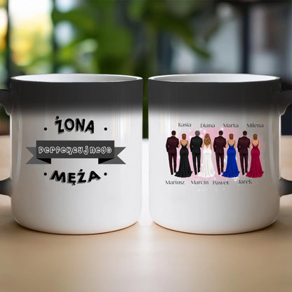 Kubek personalizowany dla przyjaciół - ślub #356
