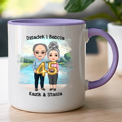Kubek personalizowany dla babci i dziadka #606
