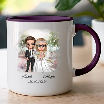 Kubek personalizowany dla par - ślub #65