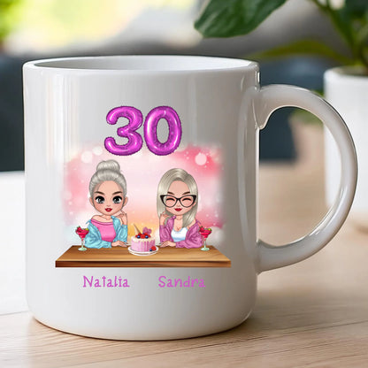 Kubek personalizowany dla przyjaciółek - urodziny #149