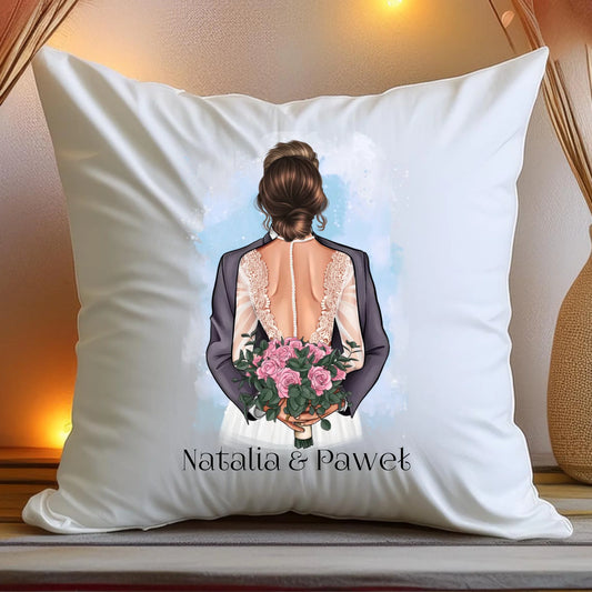Poduszka personalizowana dla par - ślub #63