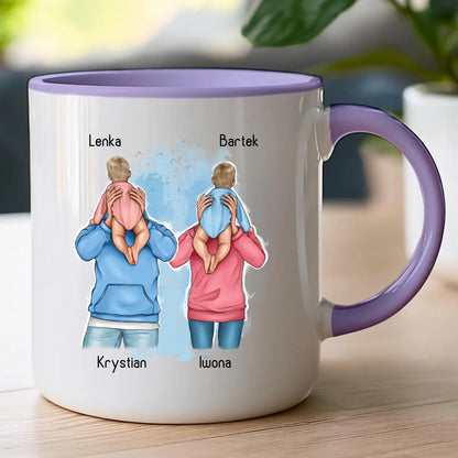 Kubek personalizowany dla rodziny #819