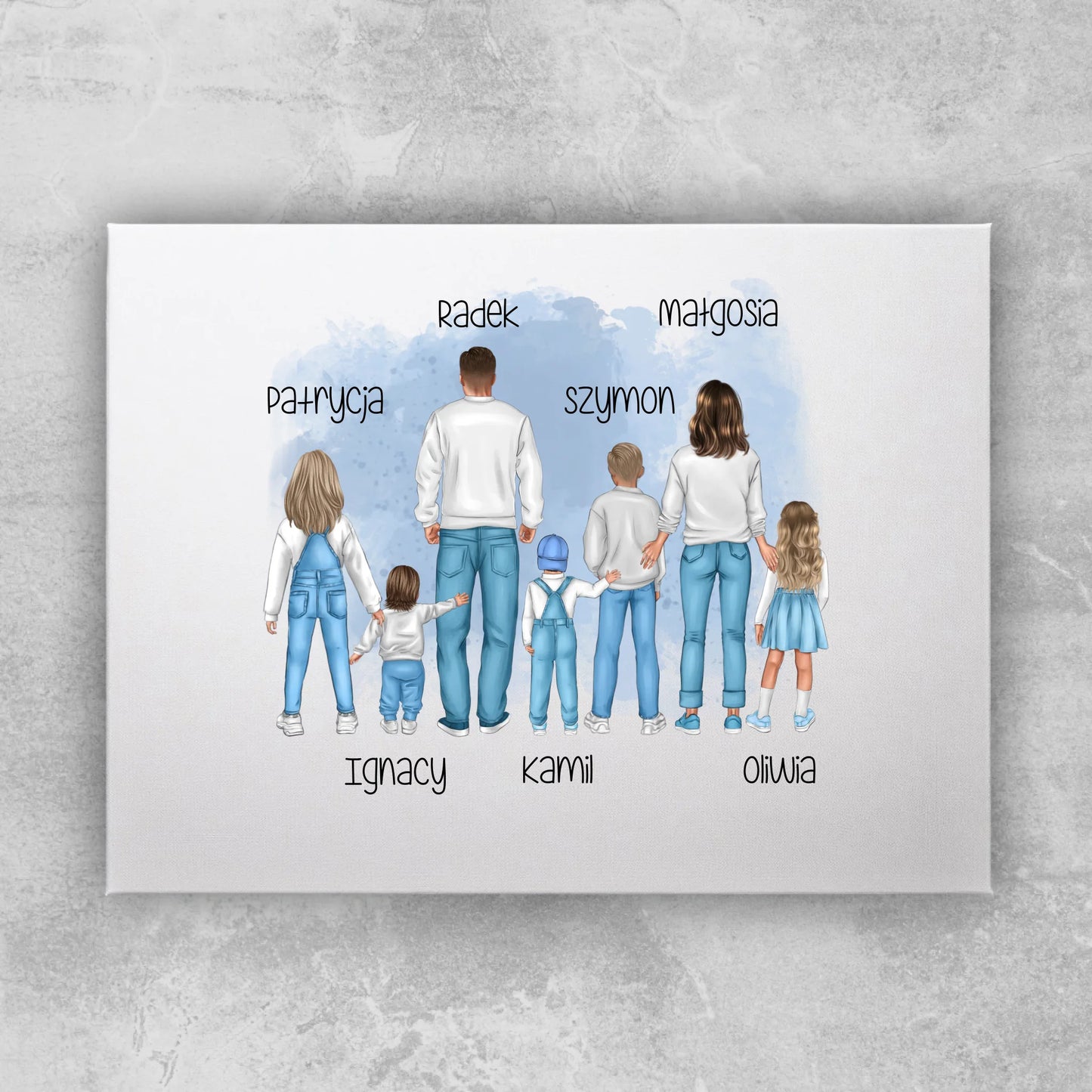Obraz personalizowany dla rodziny #820