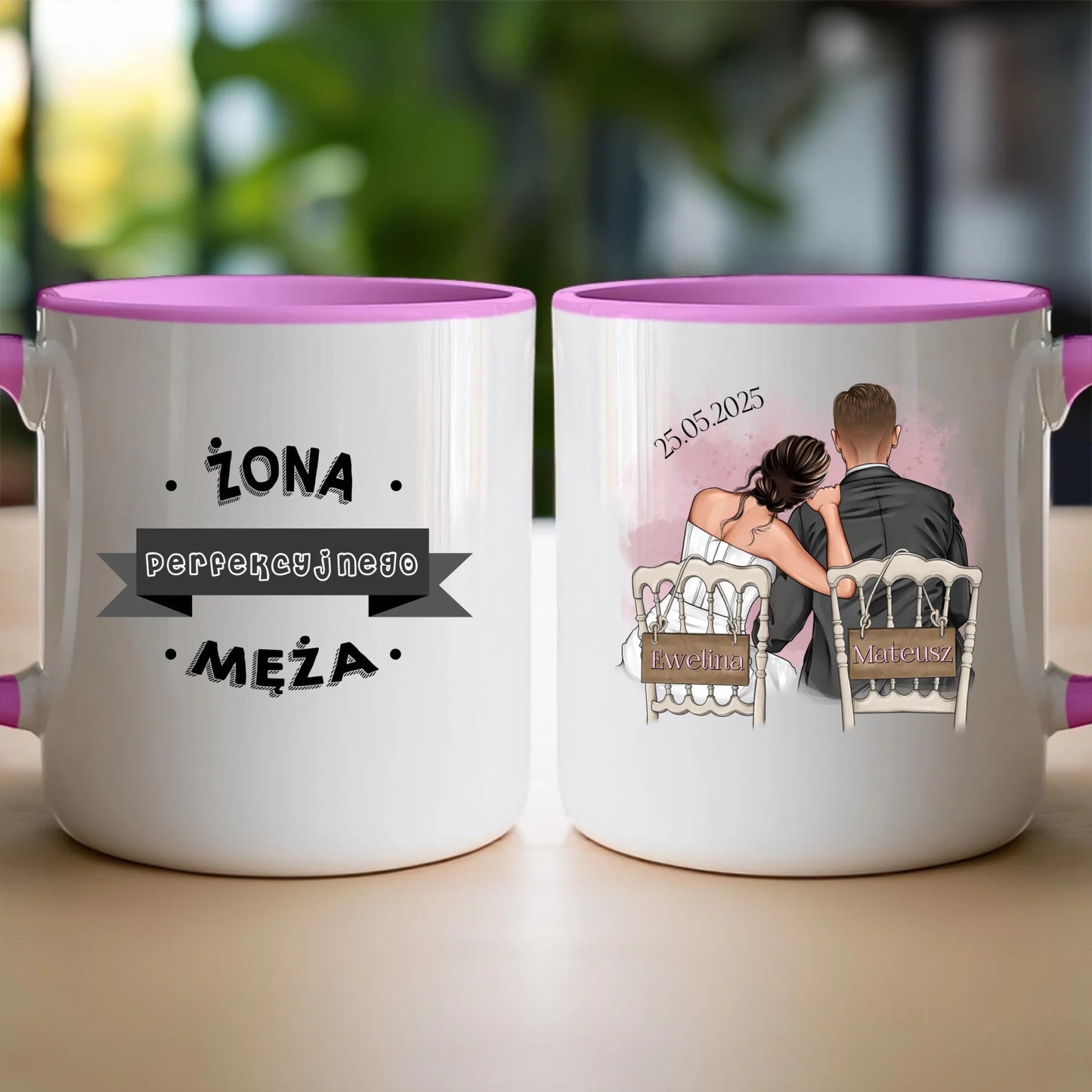 Kubek personalizowany dla młodej pary #370