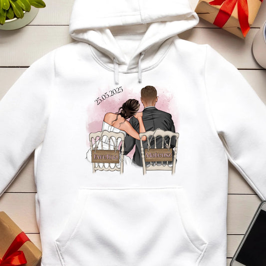 Bluza personalizowana dla młodej pary #370
