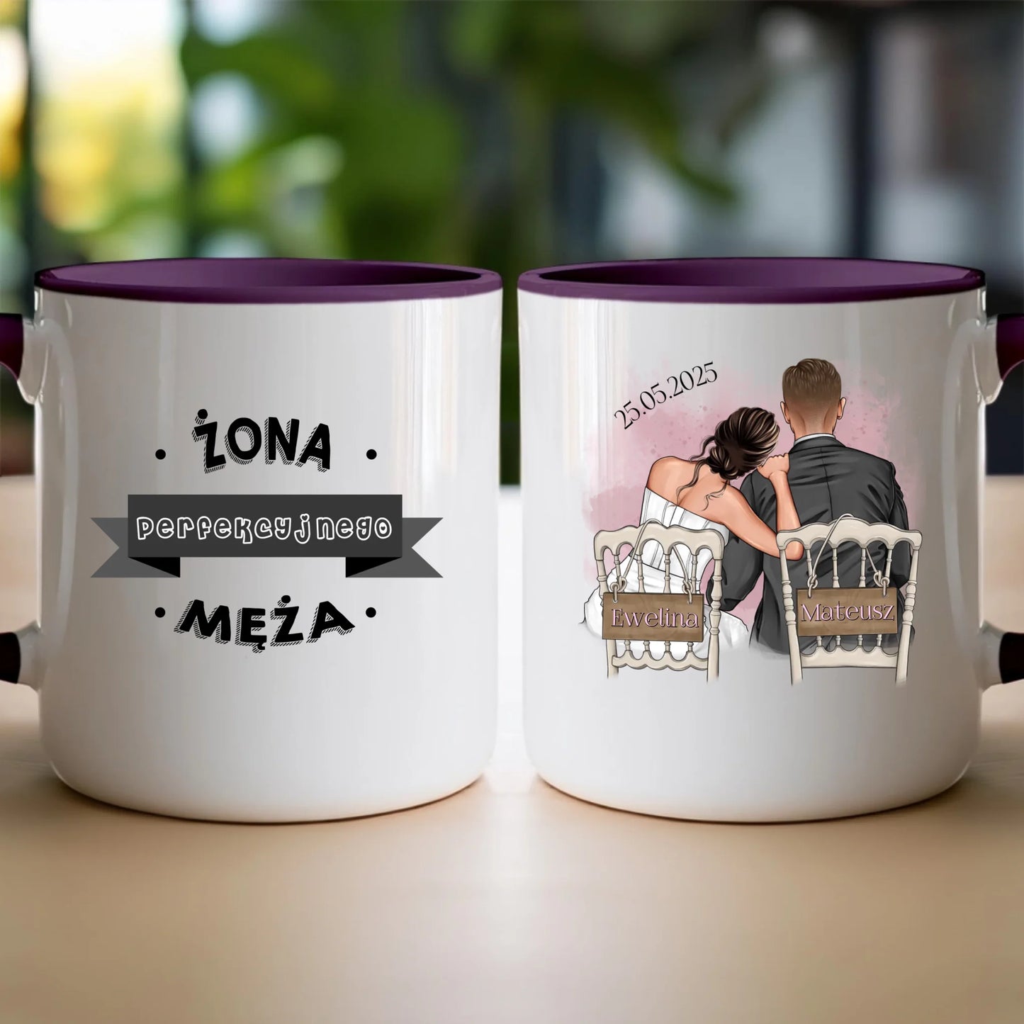 Kubek personalizowany dla młodej pary #370