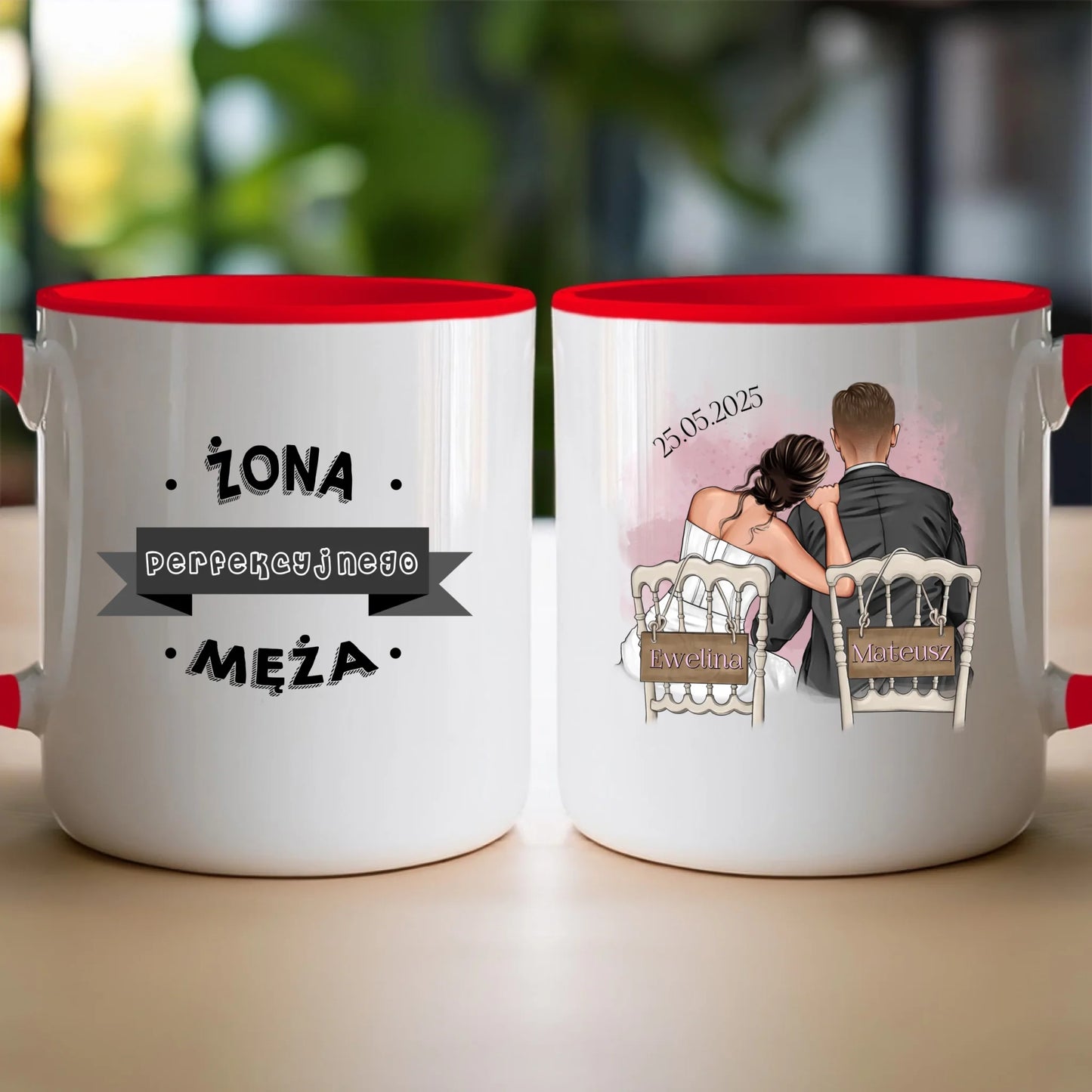 Kubek personalizowany dla młodej pary #370