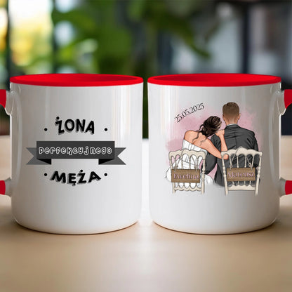Kubek personalizowany dla młodej pary #370