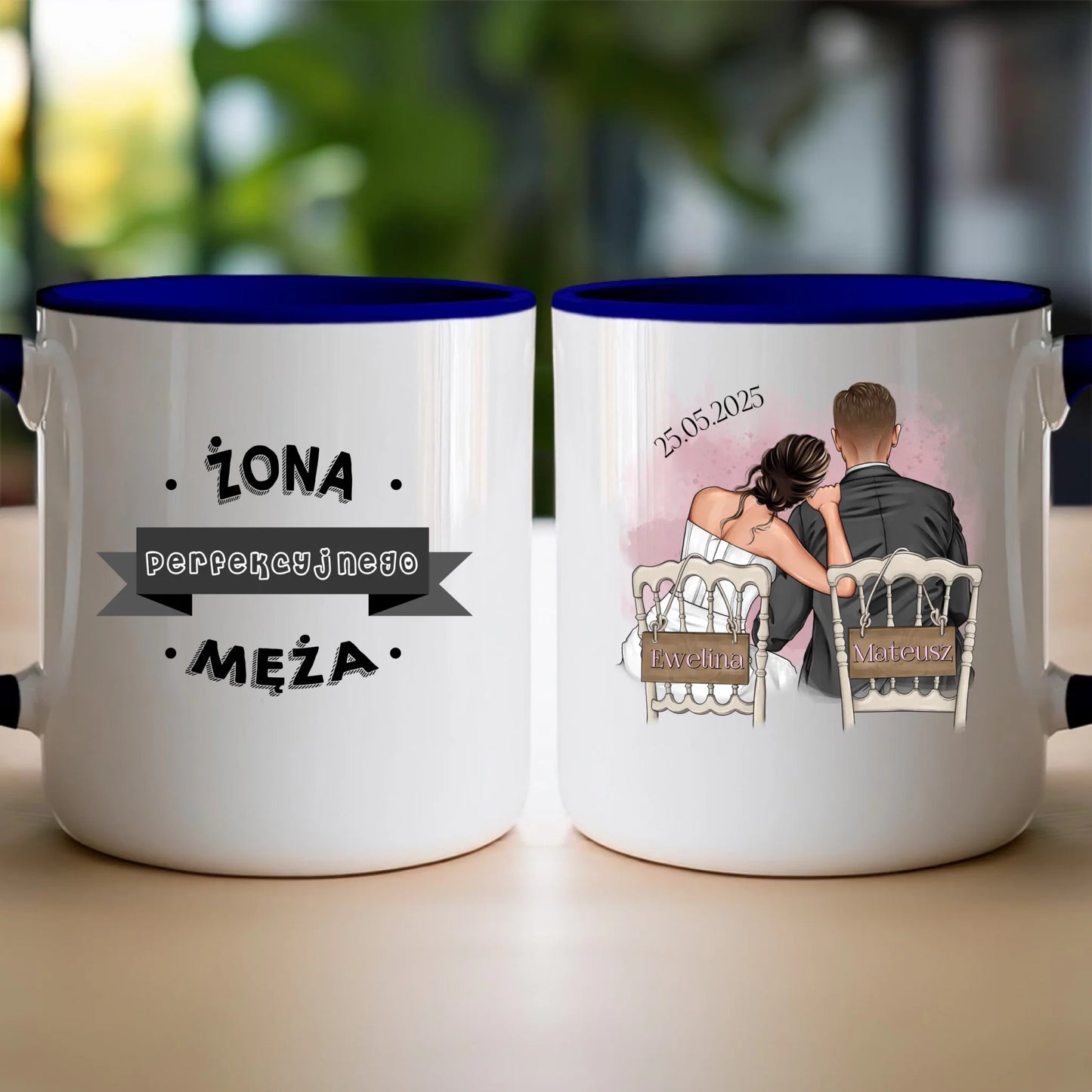 Kubek personalizowany dla młodej pary #370