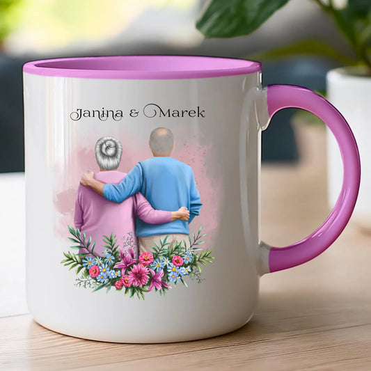 Kubek personalizowany dla babci i dziadka #605